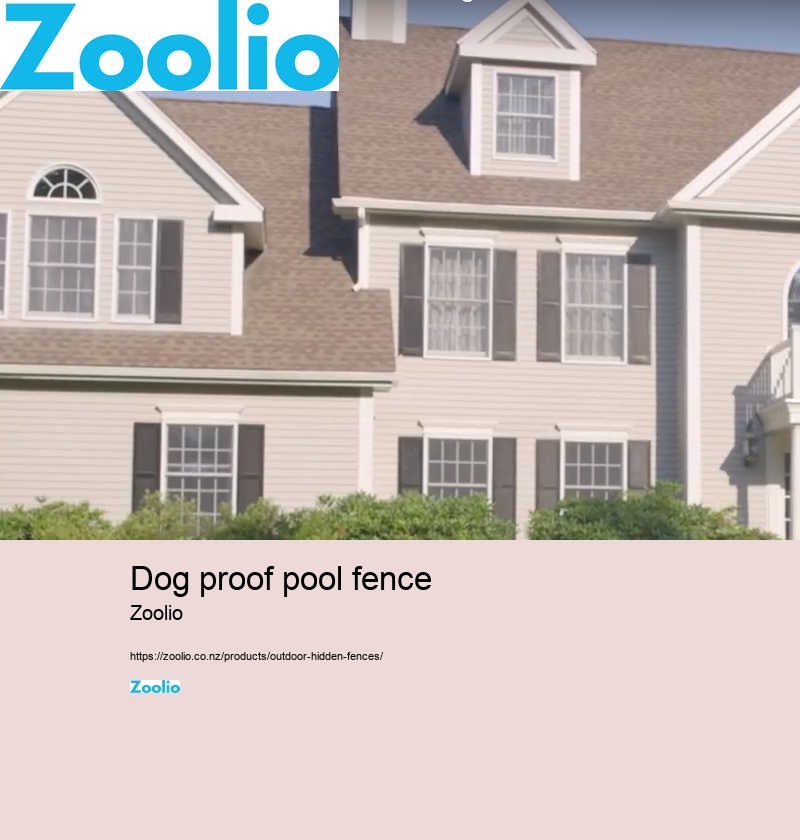 dog proof pool fence